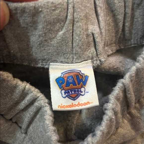 Paw Patrol Gray Joggers with Pink Cartoon Print - Picture 3 of 3